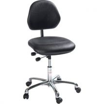 Gestoffeerde stoel voor de werkplaats Aktiv, imitatieleer - Global Professional Seating - Brand