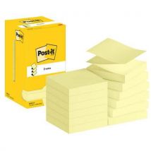 Post-it - Z-Notes Post-it 76x76 mm 12 blokken geel - Post-it