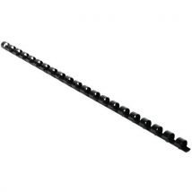 Bindruggen Kunststof 8 Mm A4 - Zwart, - Exacompta