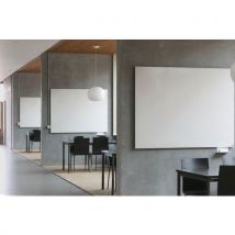 Whiteboard Diamond 13 Wit Emaille Vilt 118x150, - Vanerum