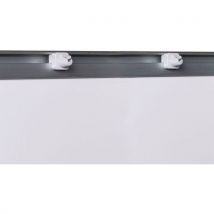 Viltbord Horizon Wit Emaille Projectie 120x500, - Vanerum