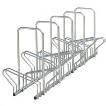 Fietsenrek Voor 10 Fietsen Tegenover Elkaar Lengte 195 Cm, - Mottez