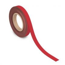 Beschrijfbare, Magnetische Markeringsband 20 Mm - Rood, - Maul