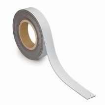 Maul - Magneetband beschrijfbaar wisbaar - 10m x 30mm x 1mm Wit - Ideaal voor whiteboards en planborden