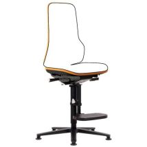Antistatische Werkplaatsstoel Esd Neon Met Perm. Contact, - Bimos