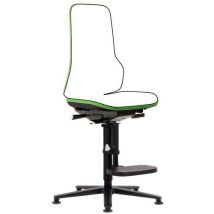 Bimos - Werkplaatsstoel ESD Neon Frame - Groen - Antistatisch - In hoogte verstelbare armleuningen - 3 jaar garantie