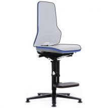 Frame van de werkplaatsstoel ESD Neon, zelfremmende wielen_Bimos - Bimos