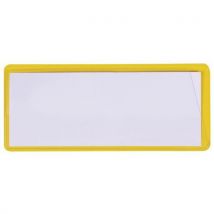 Zelfklevende Etikethouder Geel 60x140 Mm, - Manutan Expert