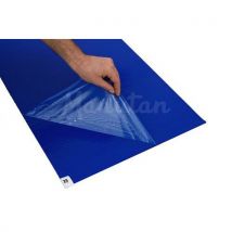 Zelfklevende Mat, 90 X 60 Cm, Blauw,
