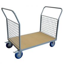 Plateauwagen met 2 gaaswanden 250 en 500 kg - Stockman