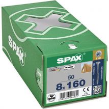 Schroeven Met Verzonken Kop En Gedeeltelijke Schroefdraad T-star Plus Wirox 8x160, - Spax