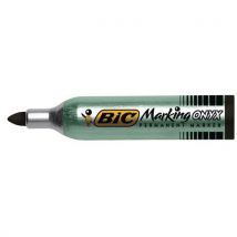 Set van 12 - Permanente Markeerstift - Bic Marking Onyx - Zwart,