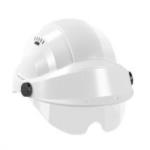 Taliaplast - Geventileerde helm Orizon wit met veiligheidsbril