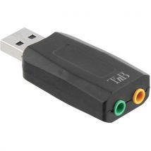 USB 5.1 naar audio adapter met dubbele jack - T'nB - TNB