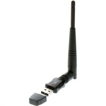 Adapter USB-A WIFI dongle 300 Mbps met afneembaar antenne - T'nB - Brand