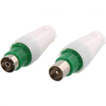 Coaxconnector 9 Mm Mannelijke En Vrouwelijke Tv-antenne, - TNB