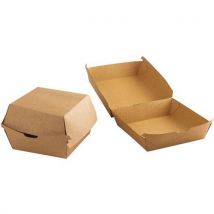 Hamburgerdoos Vierkant Van Kraftkarton - 150 X 130 Mm, - Matfer