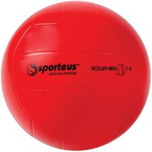 Set van 6 - Volleybal Initiation Junior Sporteus Ø 203 Mm 270 G - Rood.,