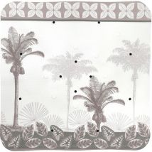 Douchebak Mat Vinyl Black Tree - 48,5x48,5 Cm, - Arvix