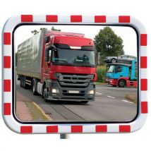 Verkeersspiegel acryl met rood/wit frame - Dancop - Dancop