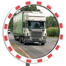 Verkeersspiegel acryl met rood/wit frame - Dancop - Dancop