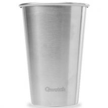 Rvs Beker Met Enkele Wand - Geborsteld Rvs - 470 Ml - Qwetch, - Qwetch