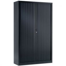 Hoge Roldeurkast 100 X 198 Cm 9005 Zwart, - Vinco