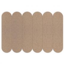 Akoestische Wandtegels, Afgeronde Band, Vilt, Beige, - Smit Visual