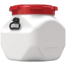Vat, Vierkant Met Deksel - 40 L, - Curtec