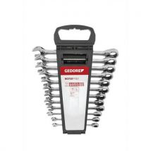 Ringratelsteeksleutelset metrisch R0710 - GedoreRed - GedoreRed