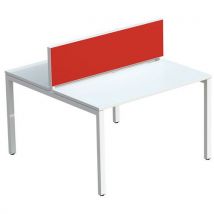 Tussenschot voor bureau Bench EasyOffice stof M1 - Meet By Paperflow - Meet By Paperflow