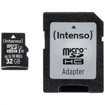 Microsdhc Kaart Uhs-i Professional Klasse 10 - 32 Gb Intenso, - Intenso