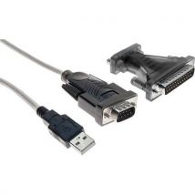 Adapter Usb 2.0 A-serie Db9/db25 Dacomex, - Dacomex