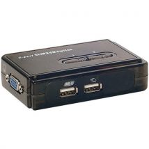 Pocket Switch Kvm Vga/usb 2 Poorten Met Kabels, - CUC