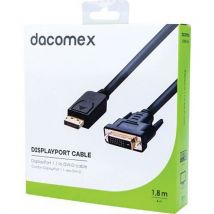 Dacomex - Kabel DisplayPort 1.1 naar DVI-D- 1,8 m DACOMEX
