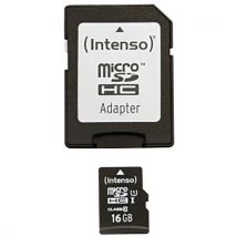 Microsdhc Kaart Uhs-i Klasse 10 - 16gb Intenso, - Intenso