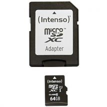 Microsdxc Kaart Uhs-i Klasse 10 - 64gb Intenso, - Intenso