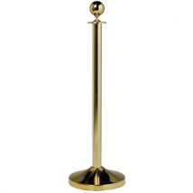 Afzetpaal Met Bolle Knop - Goud, - In Situ