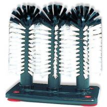 Glazenspoelborstel Met 3 Borstels, - In Situ