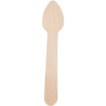 Matfer - Houten Lepel Set - 100 stuks - 9,5 cm - Bamboe - Beige