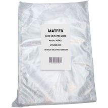 Vacuüm Kookzak Effen 140 Micron - Set Van 100 - 20x30 Cm, - Matfer