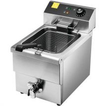 Friteuse Elektrisch Met Diepgetrokken Kuip - 8 L, - Matfer