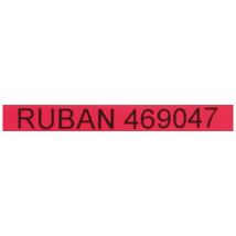 Lint Voor Dymo Etiketteermachine Zwart - 9 Mm - Rood, - Matfer