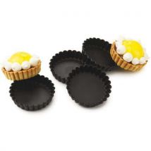 Taartbakvorm geribbeld rond Exoglass - Set van 12 - Matfer - Matfer