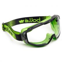 Bolle Safety - Maskerbril Universal Goggle - Kleurloos, Waterdicht, Krasbestendig, Anti-condens, Groen Montuur