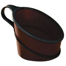 Matfer - Bekerhouder combi-cup Kastanjebruin - 10 stuks - PLA - Rood - Ø 77 mm