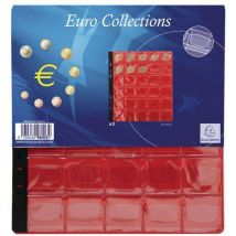 Hoes Voor Munten 30 Vak Van 30mm Diameter 24.5x25cm 3 Stuks, - Exacompta
