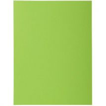 Pakket Van 50 Mappen, 1 Klep Rock''s 210 - 24x32 Cm Groen, - Exacompta