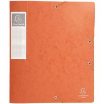 Dossierhouder Cartobox Rug 60 Mm Glanskarton A4 Oranje, - Exacompta