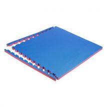 Puzzelmat Voor Vechtsport - Dikte 4 Cm - Blauw/rood,